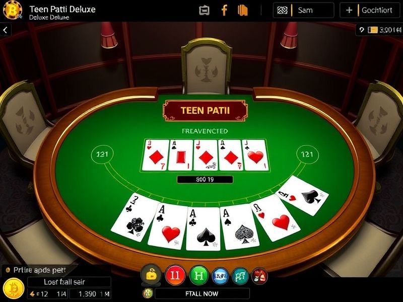 Play deluxe Teen Patti with VIP tables and high-stakes modes. Elegant gameplay!